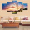 A Love Of Skyline - Nature 5 Panel Canvas Art Wall Decor