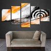 Abstract Car Wheel - Automative 5 Panel Canvas Art Wall Decor