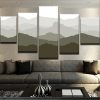 Abstract Mountains - Nature 5 Panel Canvas Art Wall Decor