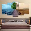 Abstract Tree - Nature 5 Panel Canvas Art Wall Decor