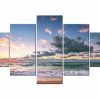 Afternoon In The Sea - 5 Panel Canvas Art Wall Decor