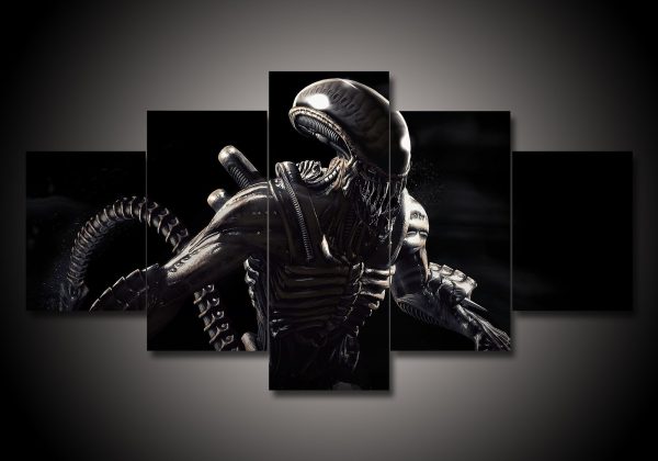 Alien 7 - Movie 5 Panel Canvas Art Wall Decor