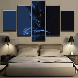 Alien-Xenomorph Movie - 5 Panel Canvas Art Wall Decor