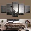 American Soldier Sunset 4 - Army 5 Panel Canvas Art Wall Decor