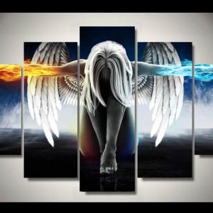 Angeles Girls And Demons - Movie 5 Panel Canvas Art Wall Decor