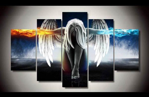 Angeles Girls And Demons - Movie 5 Panel Canvas Art Wall Decor