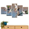 Animal Duck Hunting Landscape - Animal 5 Panel Canvas Art Wall Decor