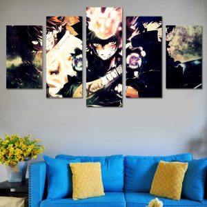 Animation Naruto Partners - Anime 5 Panel Canvas Art Wall Decor