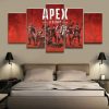 Apex Legends Characters Poster 3 Gaming - 5 Panel Canvas Art Wall Decor