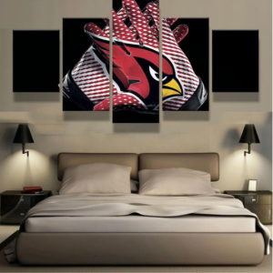 Arizona Cardinals Gloves - Sport 5 Panel Canvas Art Wall Decor