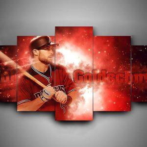 Arizona Diamondbacks 1 - Sport 5 Panel Canvas Art Wall Decor