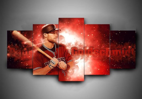 Arizona Diamondbacks 1 - Sport 5 Panel Canvas Art Wall Decor