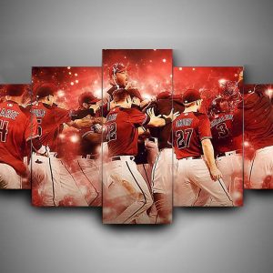 Arizona Diamondbacks - Sport 5 Panel Canvas Art Wall Decor