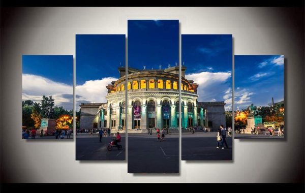 Armenia Opera - Nature 5 Panel Canvas Art Wall Decor