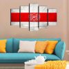 Arsenal Football Club Logo - Sport 5 Panel Canvas Art Wall Decor