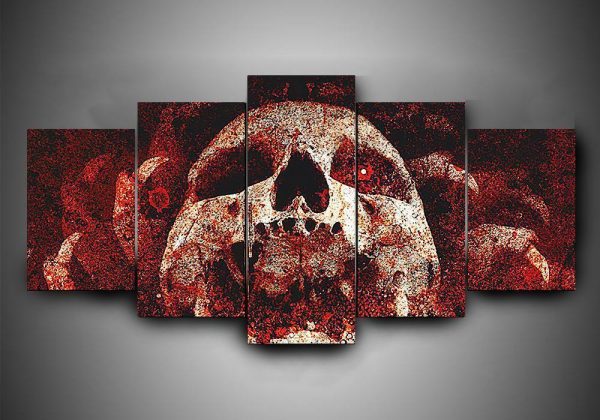 As I Lay Dying 2 - Music 5 Panel Canvas Art Wall Decor