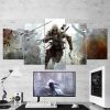 Assassins Creed Black Flag 11 - Gaming 5 Panel Canvas Art Wall Decor