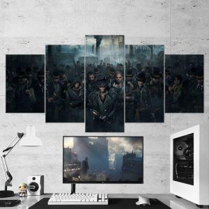 Assassins Creed Syndicate 08 - Gaming 5 Panel Canvas Art Wall Decor