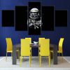 Astronauts 2 - Space 5 Panel Canvas Art Wall Decor