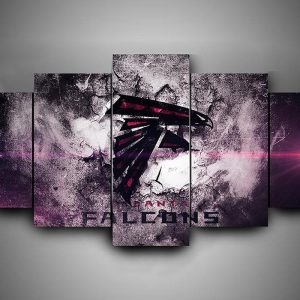 Atlanta Falcons Team Sport - 5 Panel Canvas Art Wall Decor