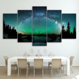 Aurora Modular 10 - Nature 5 Panel Canvas Art Wall Decor