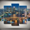 Bangkok Thailand 02 - Nature 5 Panel Canvas Art Wall Decor