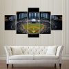 Baseball Stadium - Sport 5 Panel Canvas Art Wall Decor