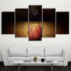 Basketball Court Sport - 5 Panel Canvas Art Wall Decor