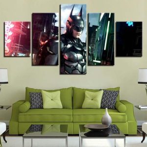 Batman 02 - Dc 5 Panel Canvas Art Wall Decor