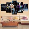 Batman And Joker Movie - Dc 5 Panel Canvas Art Wall Decor