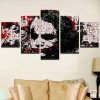 Batman Joker Abstract DC - 5 Panel Canvas Art Wall Decor