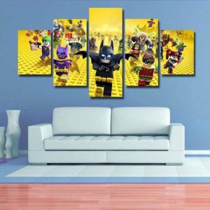 Batman Letgo - Dc 5 Panel Canvas Art Wall Decor