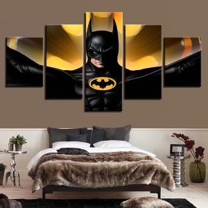 Batman Movie DC - 5 Panel Canvas Art Wall Decor