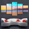 Beach Mountain Beautiful - Space 5 Panel Canvas Art Wall Decor