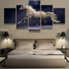 Beautiful Horse - Animal 5 Panel Canvas Art Wall Decor