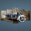 Beautiful Motorcycle - Automative 5 Panel Canvas Art Wall Decor