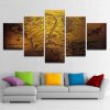 Bedroom Game Of Thrones Map - Movie 5 Panel Canvas Art Wall Decor