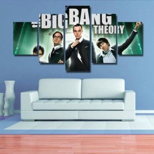 Big Bang Theory - Movie 5 Panel Canvas Art Wall Decor