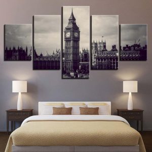 Big Ben 12 - Nature 5 Panel Canvas Art Wall Decor