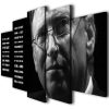 Bill Gates 01 - Famous Person 5 Panel Canvas Art Wall Decor