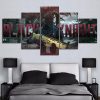 Black Knight Fortnite Gaming - 5 Panel Canvas Art Wall Decor