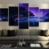 Black Panther Ancestral Plane Movie - 5 Panel Canvas Art Wall Decor