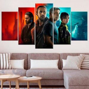 Blade Runner 2049 #1 - Movie 5 Panel Canvas Art Wall Decor