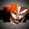 Bleach 4 - Anime 5 Panel Canvas Art Wall Decor