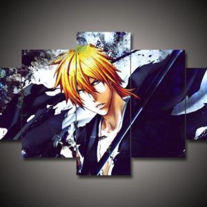 Bleach 5 - Anime 5 Panel Canvas Art Wall Decor