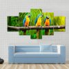 Blue And Gold Macaw Animal - 5 Panel Canvas Art Wall Decor