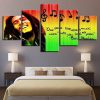 Bob Marley Music - 5 Panel Canvas Art Wall Decor