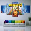 Borderlands 3 Comic Poster Gaming - 5 Panel Canvas Art Wall Decor