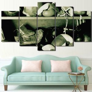 Boxing Gloves - Sport 5 Panel Canvas Art Wall Decor