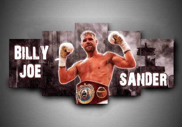 Boxing - Billy Joe Saunders - Sport 5 Panel Canvas Art Wall Decor